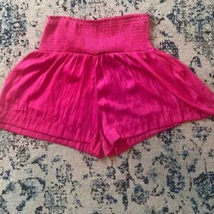 Hot pink boutique shorts